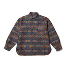 長袖 オーバーサイズド シャツ Pendleton ネイビー