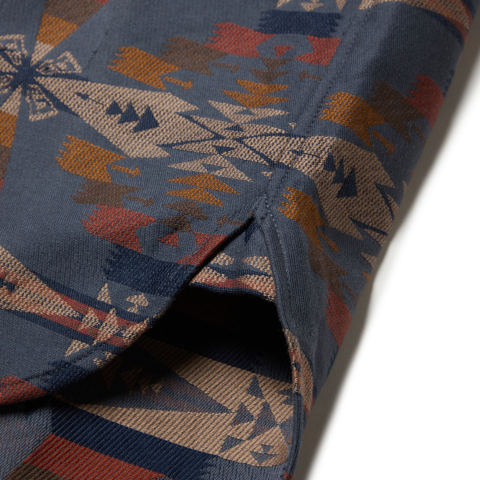 長袖 オーバーサイズド シャツ Pendleton ネイビー