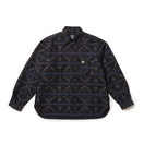 長袖 オーバーサイズド シャツ Pendleton ブラック