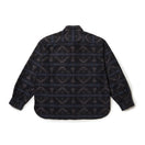 長袖 オーバーサイズド シャツ Pendleton ブラック