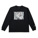 長袖 レギュラーフィット コットン Tシャツ TARO OKAMOTO 岡本太郎 フォト ブラック | NEW ERA ニューエラ公式オンラインストア