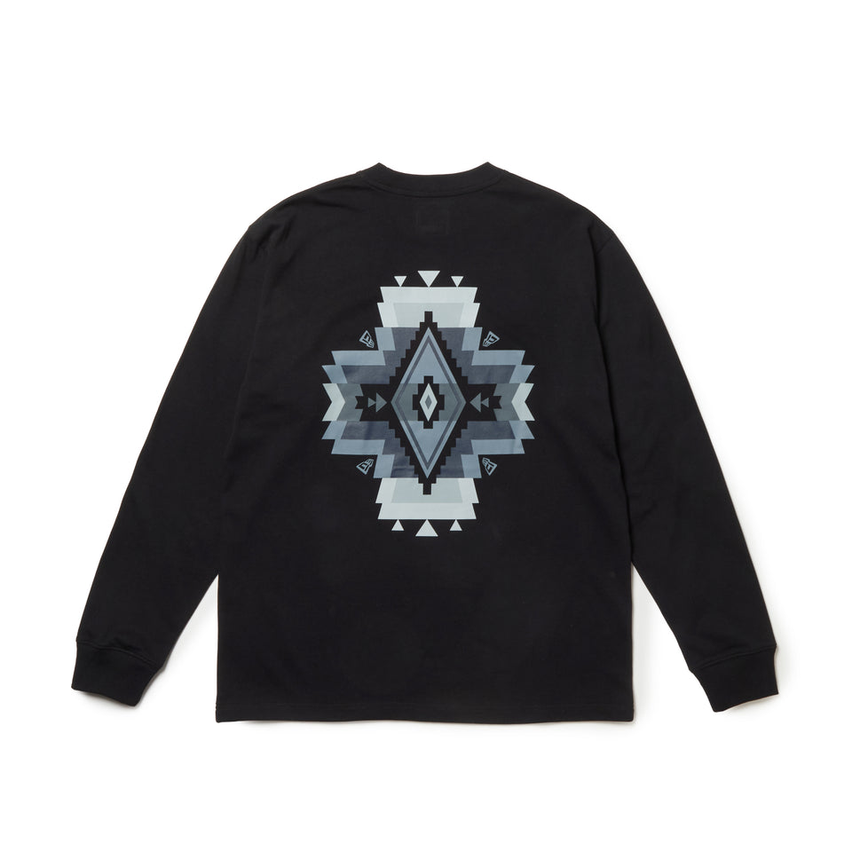長袖 コットン Tシャツ Pendleton ブラック レギュラーフィット