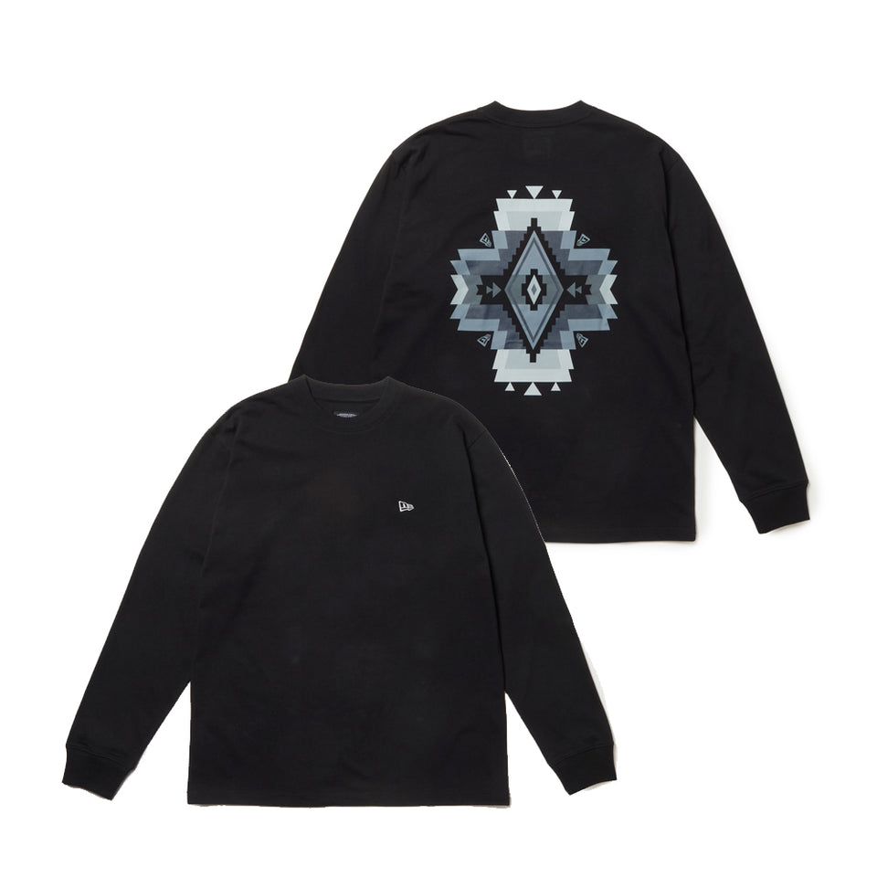 長袖 コットン Tシャツ Pendleton ブラック レギュラーフィット