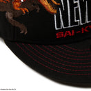 キッズ Youth 9FIFTY 最強王図鑑 ティラノサウルス ブラック