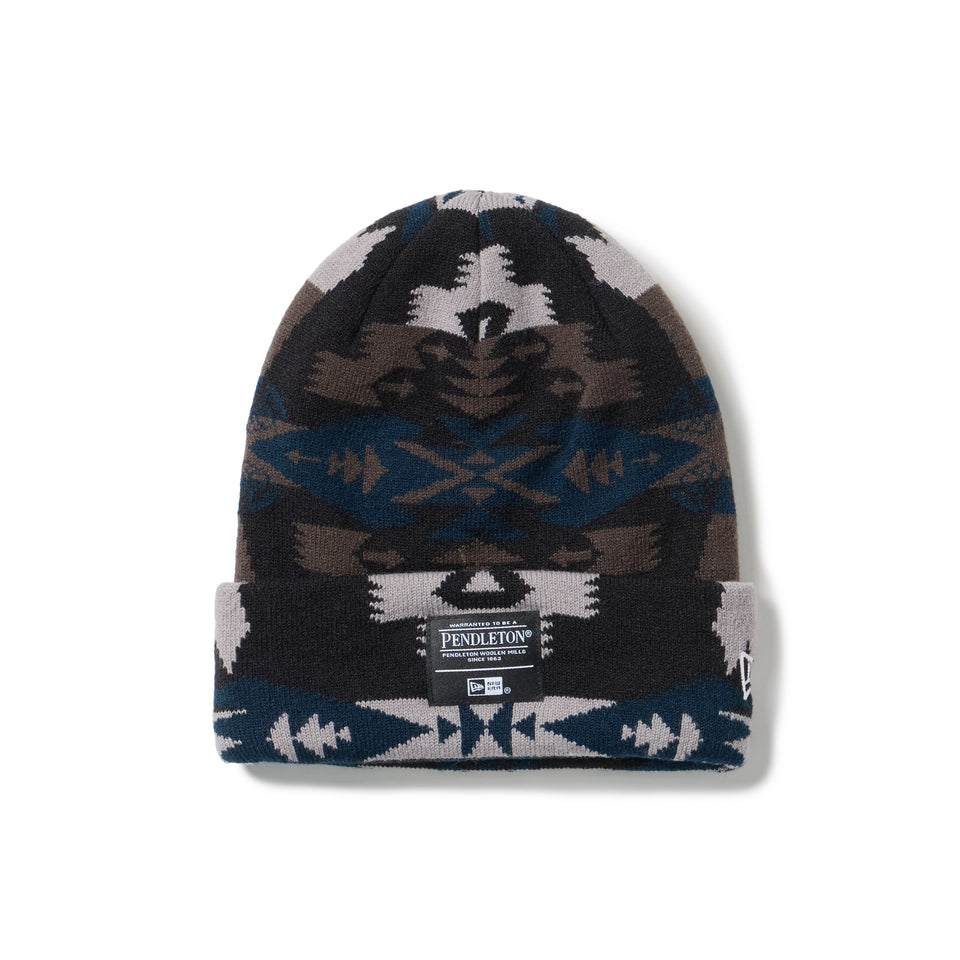 ベーシック カフニット Pendleton ペンドルトン ブラック | NEW ERA ニューエラ公式オンラインストア