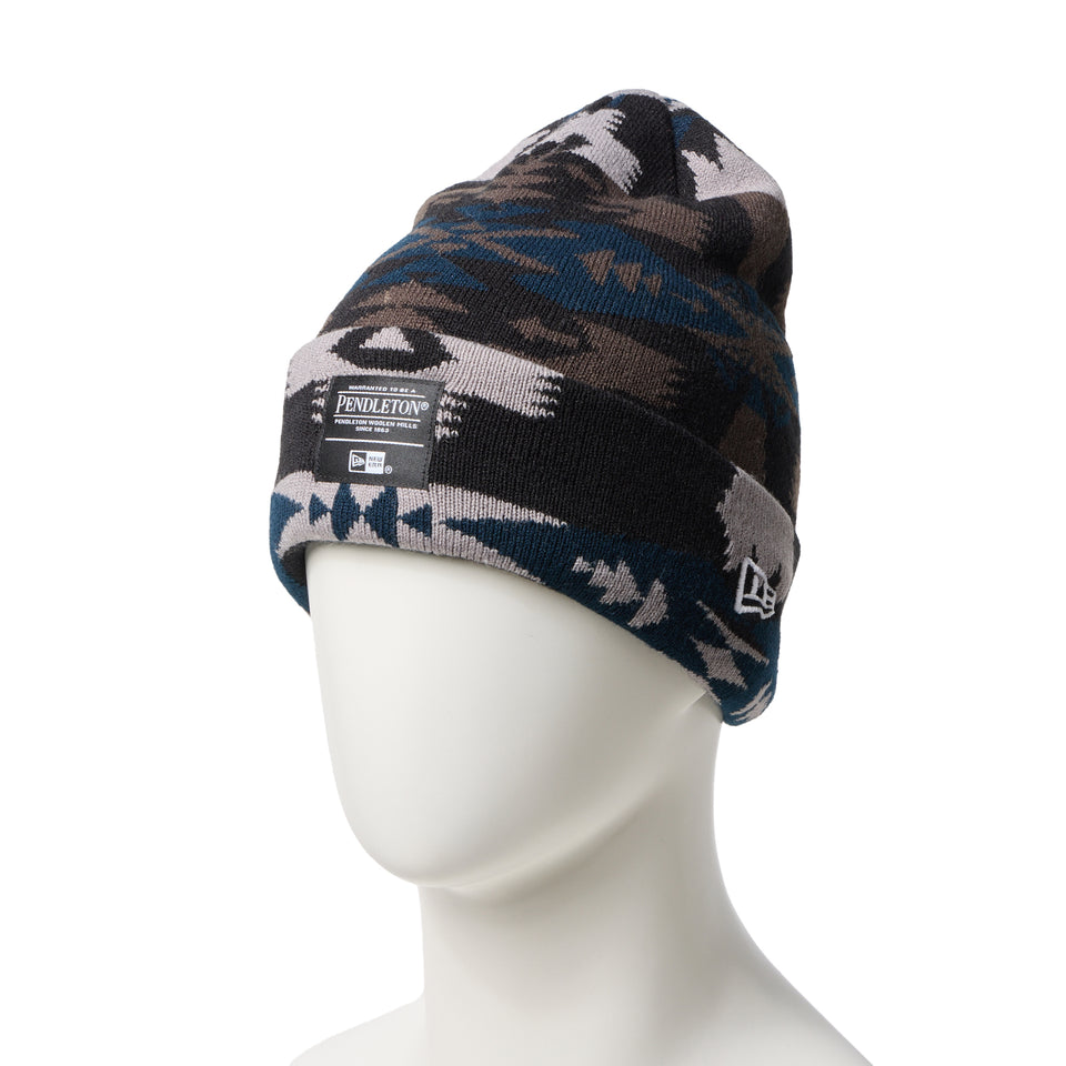 ベーシック カフニット Pendleton ペンドルトン ブラック | NEW ERA ニューエラ公式オンラインストア