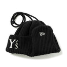 ニットトラッパー Y's FW25 ブラック × グレー