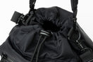 2WAY ドローストリング ポーチ 3L Y's FW25 ナイロンツイル ブラック