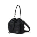 2WAY ドローストリング ポーチ 3L Y's FW25 ナイロンツイル ブラック