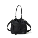 2WAY ドローストリング ポーチ 3L Y's FW25 ナイロンツイル ブラック