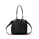 2WAY ドローストリング ポーチ 3L Y's FW25 ナイロンツイル ブラック
