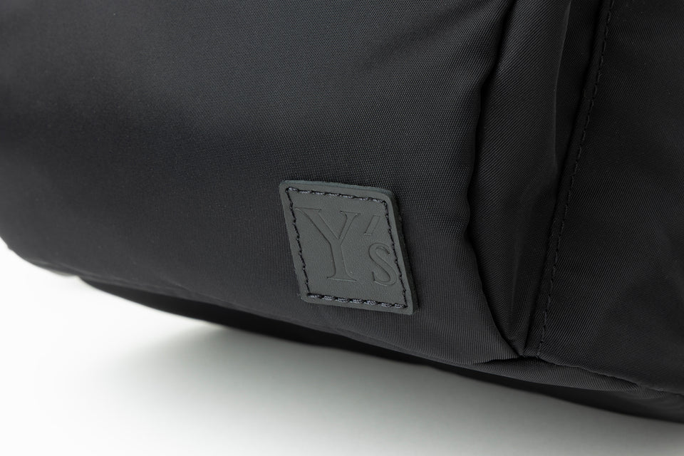 2WAY ドローストリング ポーチ 3L Y's FW25 ナイロンツイル ブラック