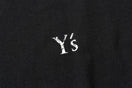 半袖 コットン Tシャツ Y's FW25 ブラック レギュラーフィット