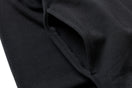 裏毛 オーバーサイズド スウェット ハーフジップ Y's FW25 ブラック