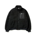 ボアブルゾン Y's FW25 レザーパッチ ブラック