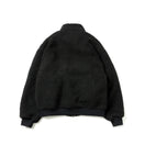 ボアブルゾン Y's FW25 レザーパッチ ブラック