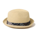 The Fedora フェドーラ ブラックペイズリーテープ ナチュラル 26SS | NEW ERA ニューエラ公式オンラインストア