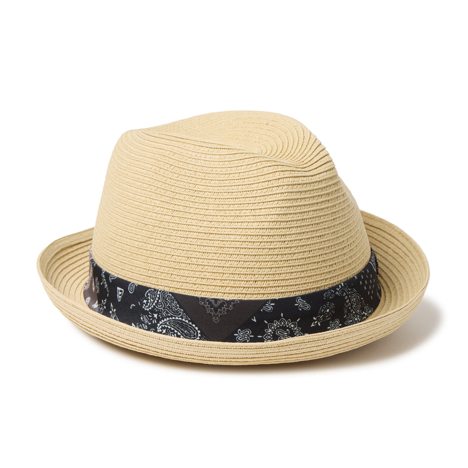 The Fedora フェドーラ ブラックペイズリーテープ ナチュラル 26SS | NEW ERA ニューエラ公式オンラインストア