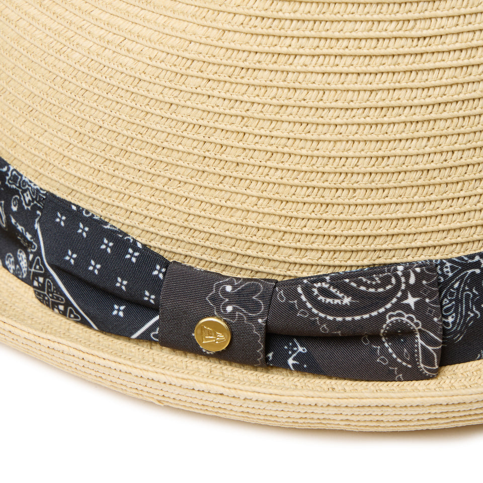 The Fedora フェドーラ ブラックペイズリーテープ ナチュラル 26SS | NEW ERA ニューエラ公式オンラインストア