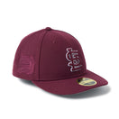 LP 59FIFTY MLB Color Variation セントルイス・カージナルス フローステッドバーガンディー | NEW ERA ニューエラ公式オンラインストア
