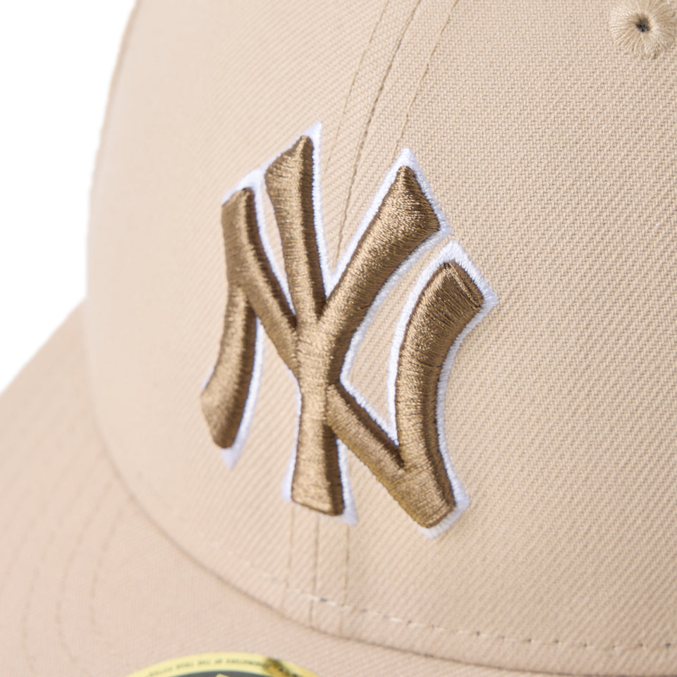 LP 59FIFTY MLB Color Variation ニューヨーク・ヤンキース ニューベージュ  | NEW ERA ニューエラ公式オンラインストア