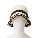 クロシェ ニットバケット Crochet Knit Border クローム/バーントウッド | NEW ERA ニューエラ公式オンラインストア