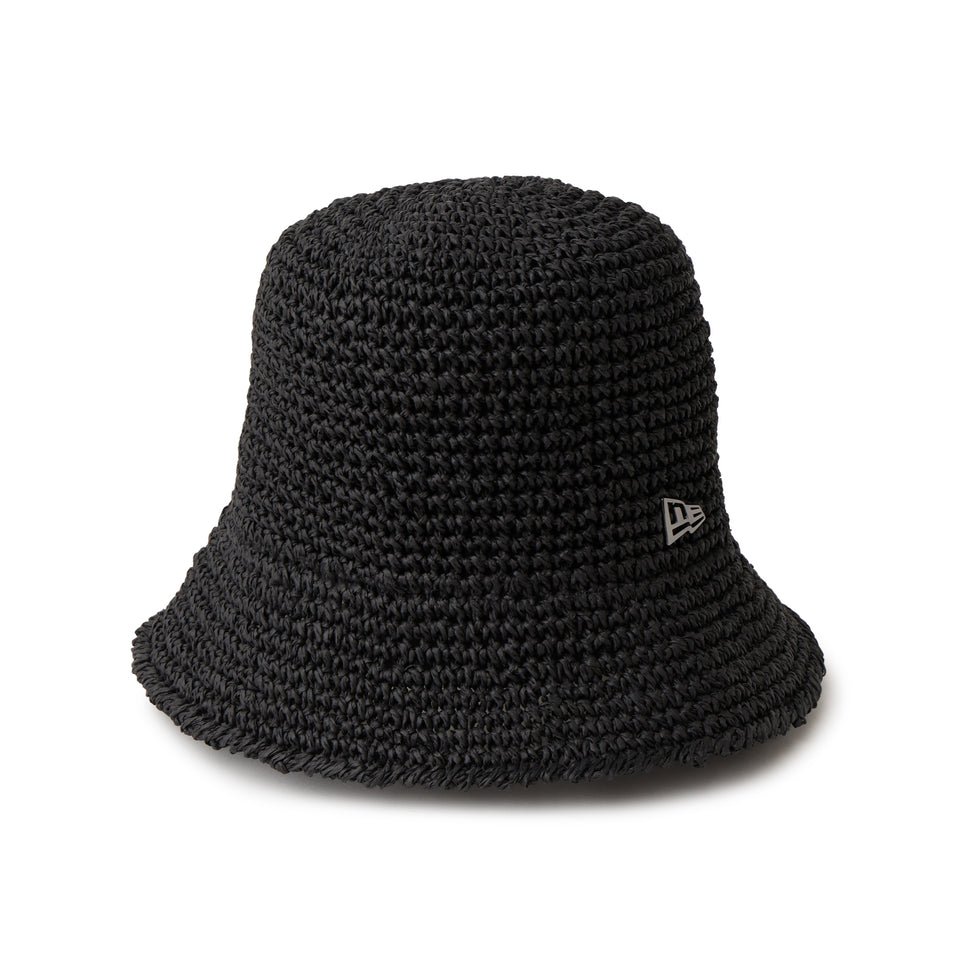 バケット01 セーラーブリム Paper Crochet Hat ブラック | NEW ERA ニューエラ公式オンラインストア