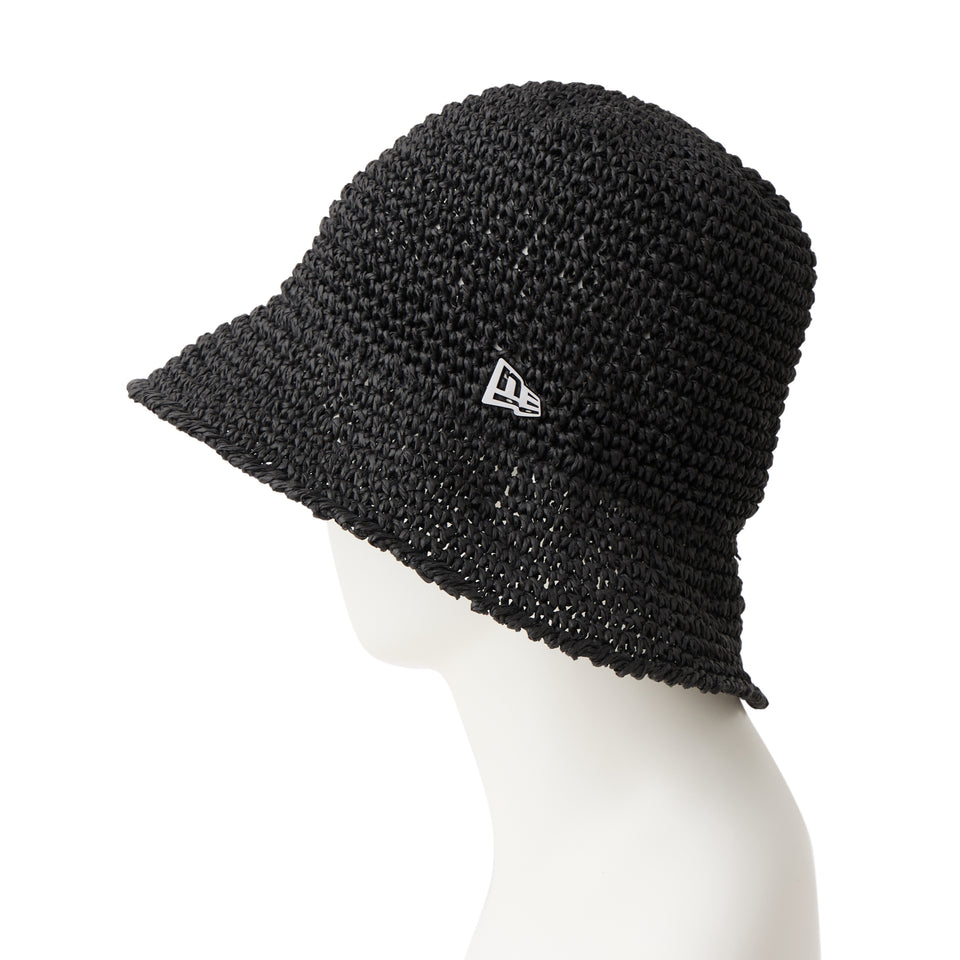 バケット01 セーラーブリム Paper Crochet Hat ブラック | NEW ERA ニューエラ公式オンラインストア