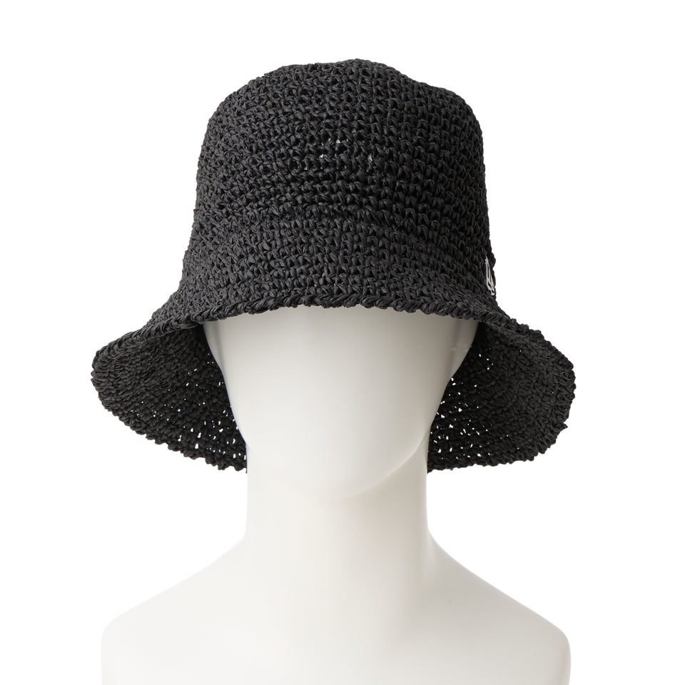 バケット01 セーラーブリム Paper Crochet Hat ブラック | NEW ERA ニューエラ公式オンラインストア