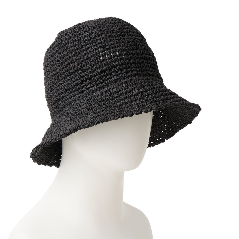 バケット01 セーラーブリム Paper Crochet Hat ブラック | NEW ERA ニューエラ公式オンラインストア