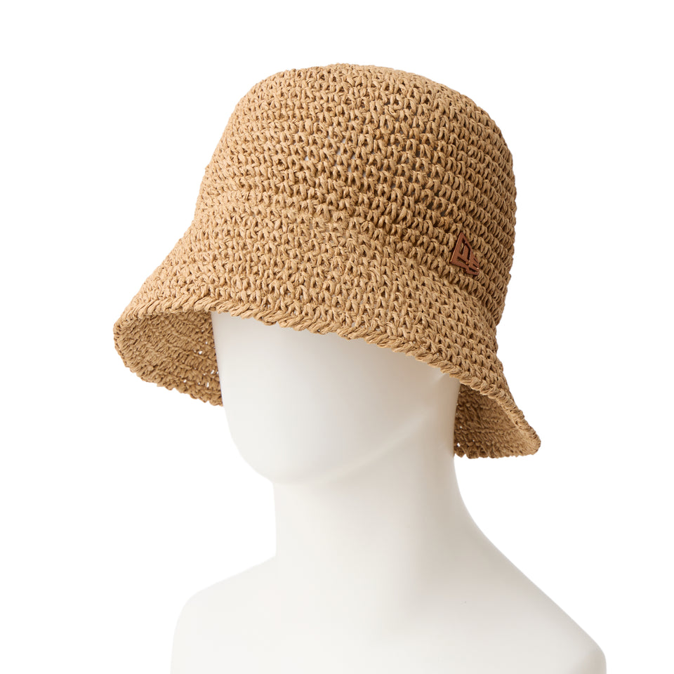 バケット01 セーラーブリム Paper Crochet Hat ベージュ | NEW ERA ニューエラ公式オンラインストア