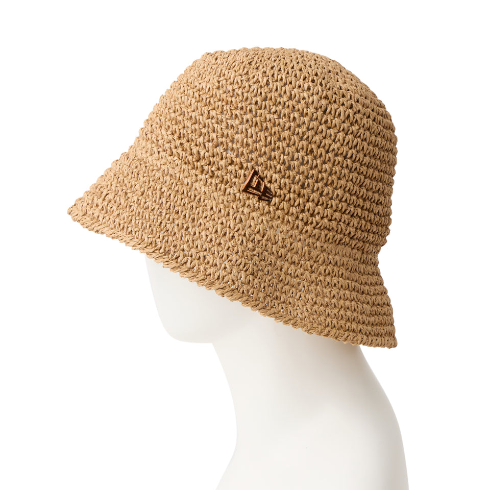バケット01 セーラーブリム Paper Crochet Hat ベージュ | NEW ERA ニューエラ公式オンラインストア