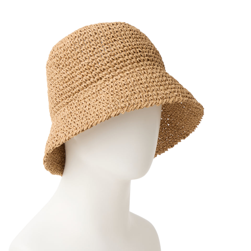 バケット01 セーラーブリム Paper Crochet Hat ベージュ | NEW ERA ニューエラ公式オンラインストア