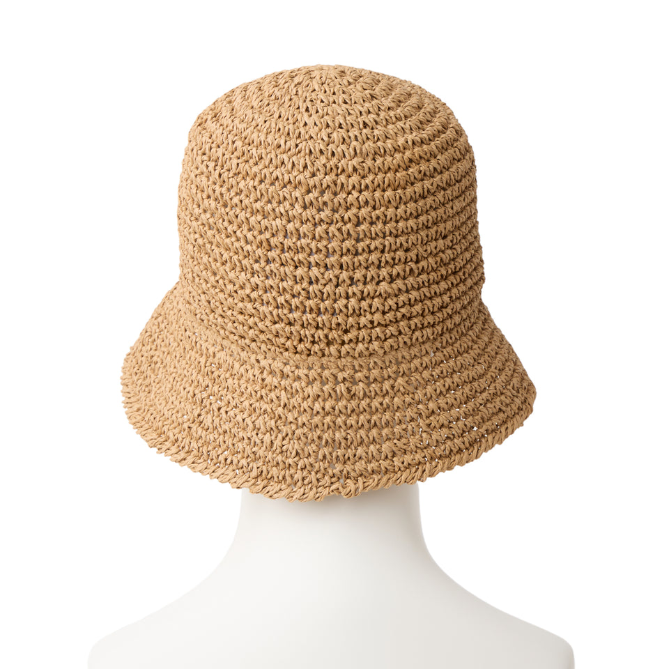 バケット01 セーラーブリム Paper Crochet Hat ベージュ | NEW ERA ニューエラ公式オンラインストア