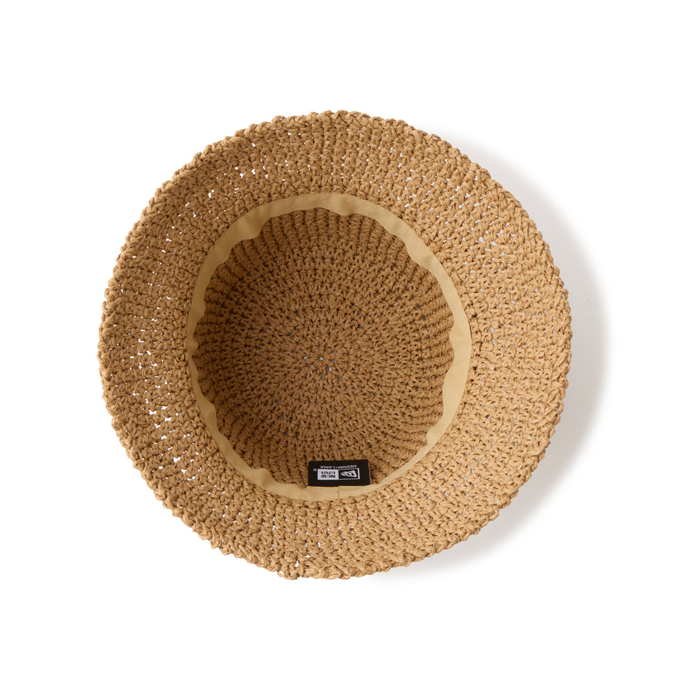 バケット01 セーラーブリム Paper Crochet Hat ベージュ | NEW ERA ニューエラ公式オンラインストア