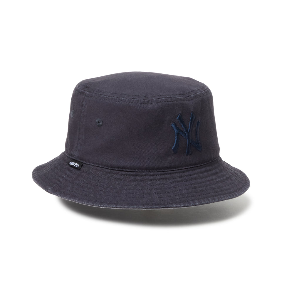 バケット01 MLB Bucket Hat リバーシブル Reversible ニューヨーク・ヤンキース ネイビー/ダークグラファイト | NEW ERA ニューエラ公式オンラインストア