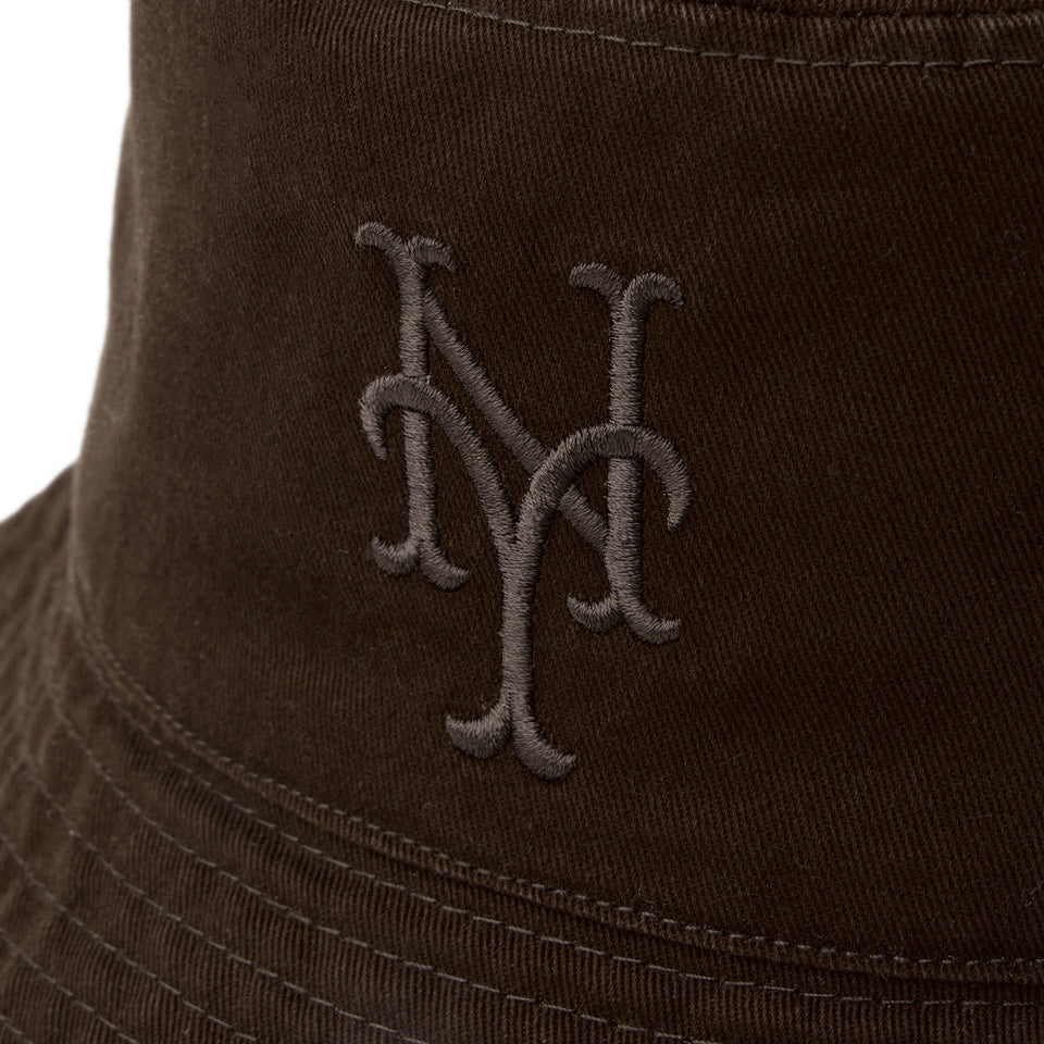 バケット01 MLB Bucket Hat リバーシブル Reversible ニューヨーク・メッツ バーントウッド/ニューオリーブ | NEW ERA ニューエラ公式オンラインストア