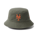 バケット01 MLB Bucket Hat リバーシブル Reversible ニューヨーク・メッツ バーントウッド/ニューオリーブ | NEW ERA ニューエラ公式オンラインストア