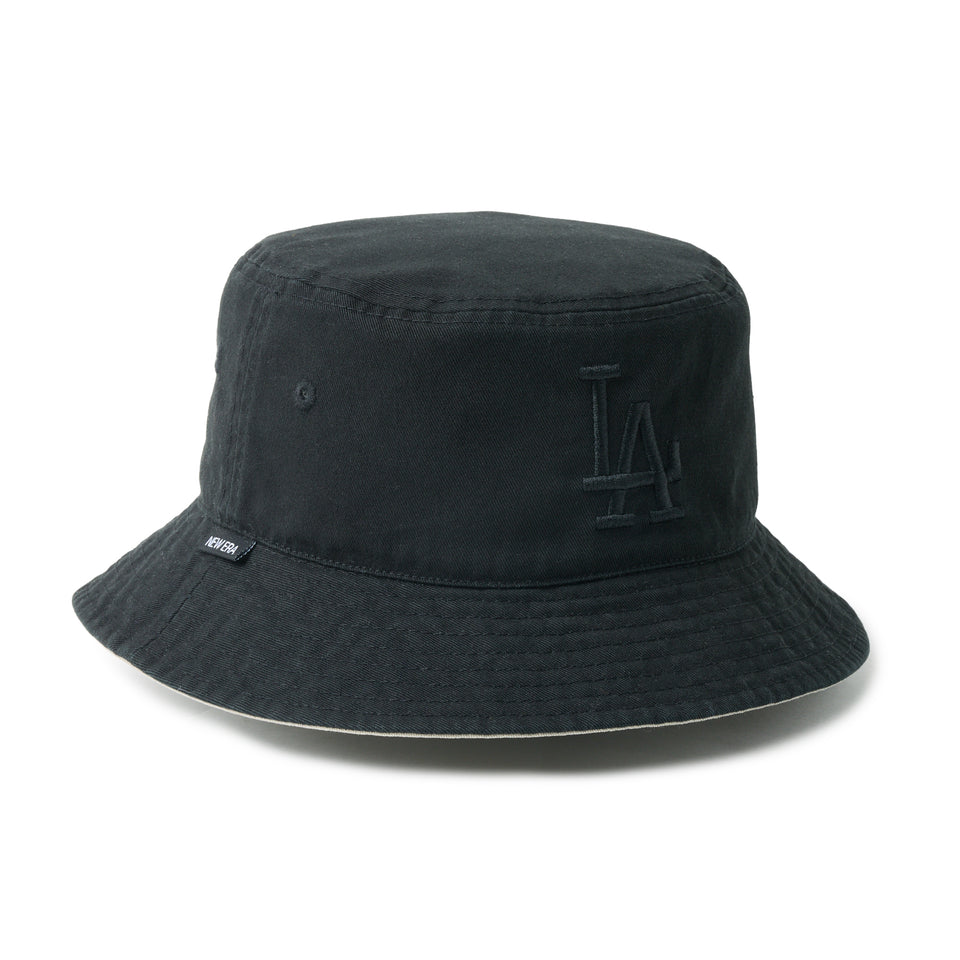 バケット01 MLB Bucket Hat リバーシブル Reversible ロサンゼルス・ドジャース ブラック/ペブル | NEW ERA ニューエラ公式オンラインストア