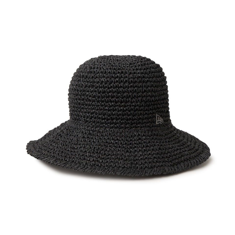 アドベンチャー ワイドブリム Paper Crochet Hat ブラック | NEW ERA ニューエラ公式オンラインストア