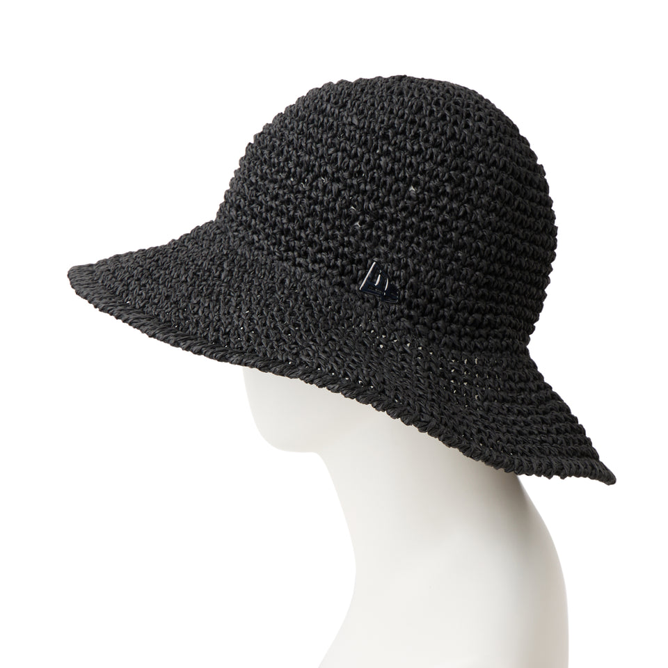 アドベンチャー ワイドブリム Paper Crochet Hat ブラック | NEW ERA ニューエラ公式オンラインストア