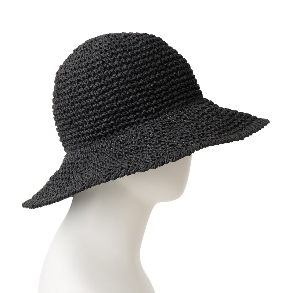 アドベンチャー ワイドブリム Paper Crochet Hat ブラック | NEW ERA ニューエラ公式オンラインストア