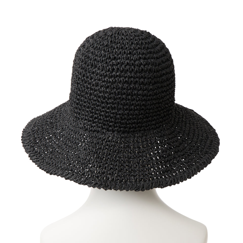 アドベンチャー ワイドブリム Paper Crochet Hat ブラック | NEW ERA ニューエラ公式オンラインストア