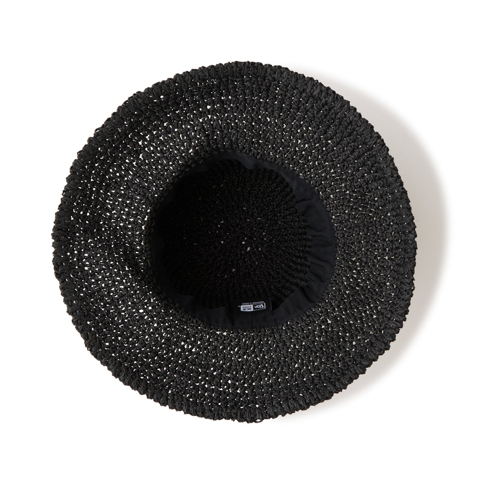 アドベンチャー ワイドブリム Paper Crochet Hat ブラック | NEW ERA ニューエラ公式オンラインストア