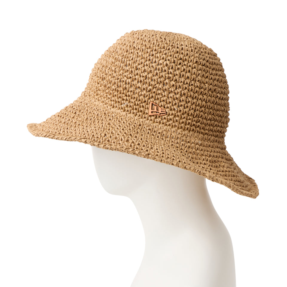 アドベンチャー ワイドブリム Paper Crochet Hat ベージュ | NEW ERA ニューエラ公式オンラインストア