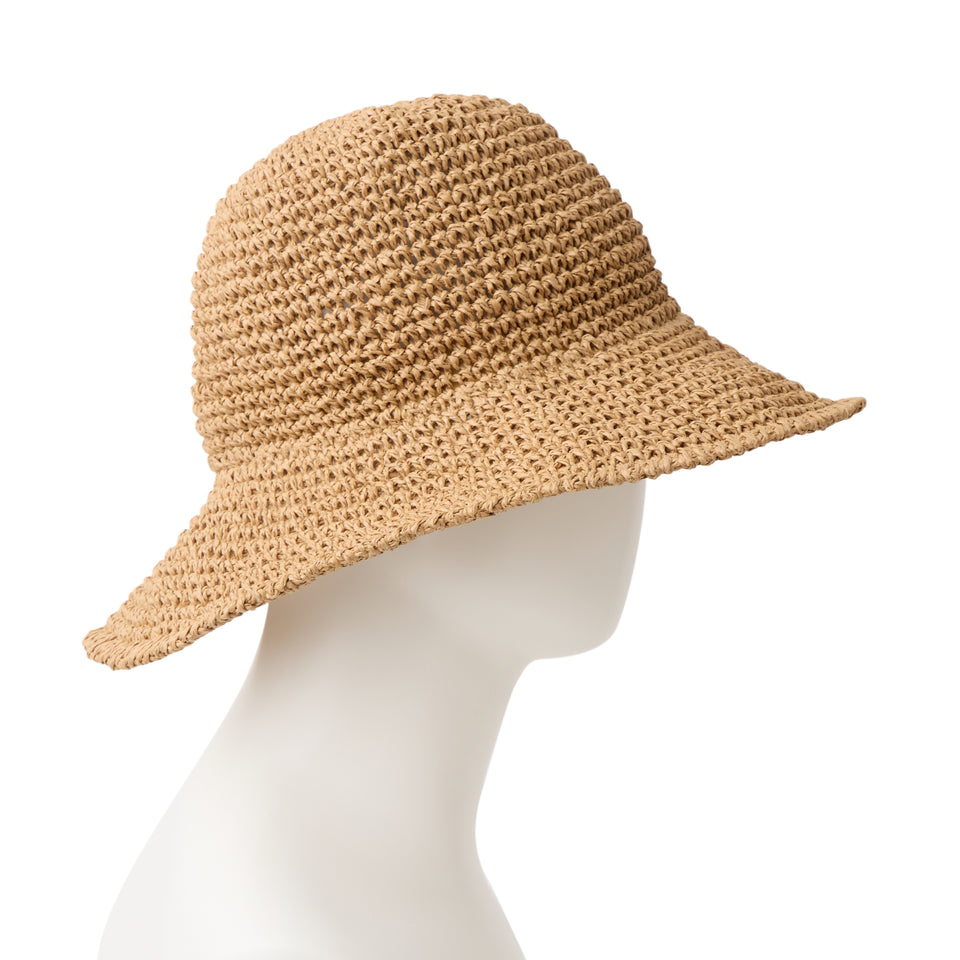 アドベンチャー ワイドブリム Paper Crochet Hat ベージュ | NEW ERA ニューエラ公式オンラインストア