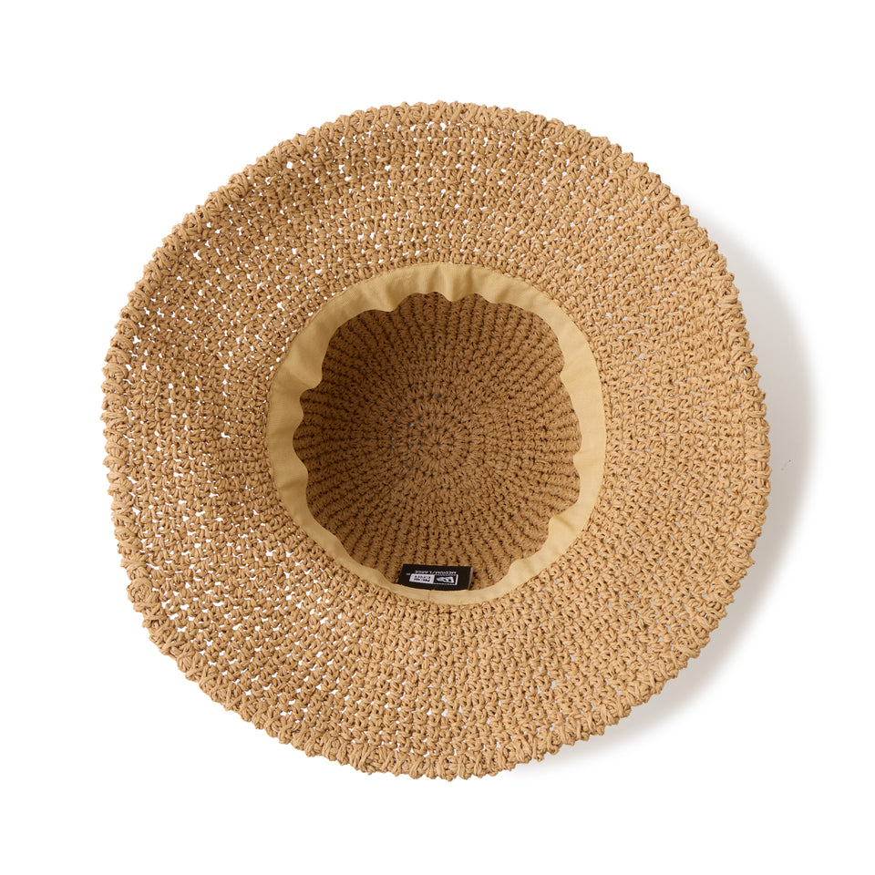 アドベンチャー ワイドブリム Paper Crochet Hat ベージュ | NEW ERA ニューエラ公式オンラインストア