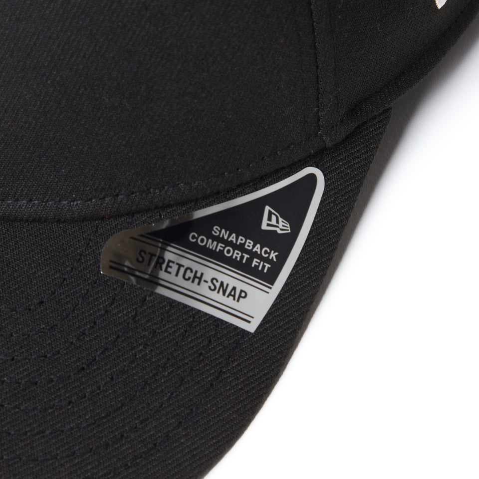 9SEVENTY ストレッチスナップ クラシックロゴ ブラック | NEW ERA ニューエラ公式オンラインストア