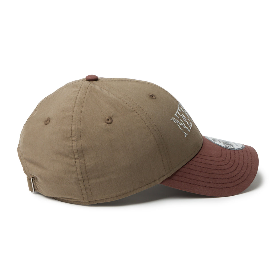 9FORTY クロスストラップ NEW ERA Rhinestone モス/ブラウン | NEW ERA ニューエラ公式オンラインストア