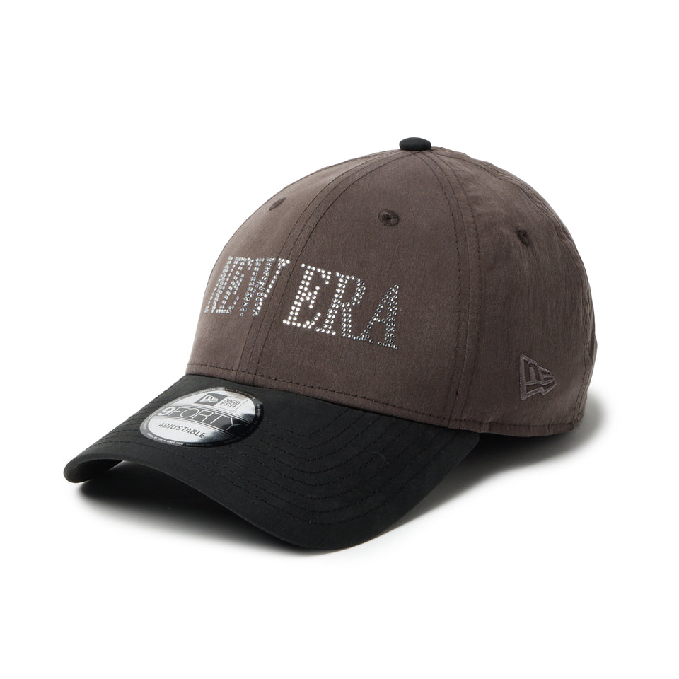 9FORTY クロスストラップ NEW ERA Rhinestone グラファイト/ブラック | NEW ERA ニューエラ公式オンラインストア